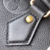 0060374d-1-789dcabd9d40.webp Louis VuittonSpeedy Bandouliere Bag Monogram Empreinte Giant 20 Black 20cm M58953, Designer Handbags, Womens Purse, luxury bags