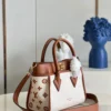 Louis Vuitton On My Side Pm 25Cm Brown, Designer Handbags, Womens Purse, luxury bags