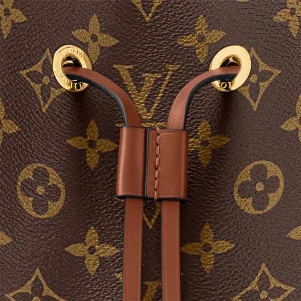 Louis Vuitton Luxury Monogram Canvas And Leather Handbag Neonoe Caramel, Designer Handbags, Womens Purse, luxury bags