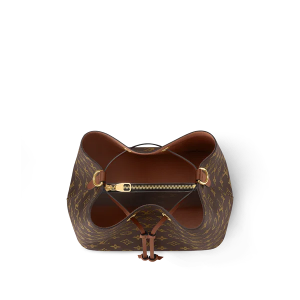 Louis Vuitton Luxury Monogram Canvas And Leather Handbag Neonoe Caramel, Designer Handbags, Womens Purse, luxury bags