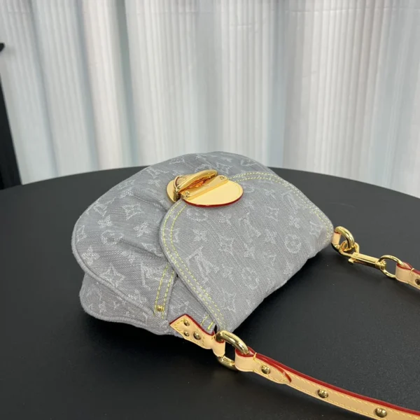 Louis Vuitton Monogram Denim Sunset Shoulder Bag 27cm/ 10.6in, Designer Handbags, Womens Purse, luxury bags