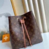 Louis Vuitton Luxury Monogram Canvas And Leather Handbag Neonoe Caramel, Designer Handbags, Womens Purse, luxury bags