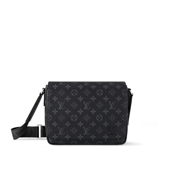 Louis Vuitton District Pm Bag Monogram Black 26Cm M46255, Designer Handbags, luxury bags