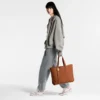 10001-66-e683bcd01e2b.webp Louis Vuitton LV Low Key Cabas MM Cognac Brown M25342 47cm/ 18.5in, Designer Handbags, Womens Purse, luxury bags
