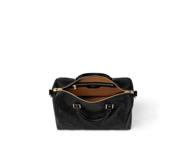 Louis Vuitton Speedy Soft 30 Monogram Empreinte Black 30cm M47186, Designer Handbags, Womens Purse, luxury bags