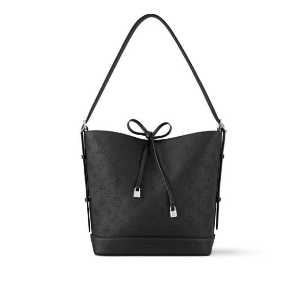 10002-76-scaled-1.webp Louis Vuitton Flore Perforated Mahina Black 22Cm M12139, Designer Handbags, Womens Purse, luxury bags