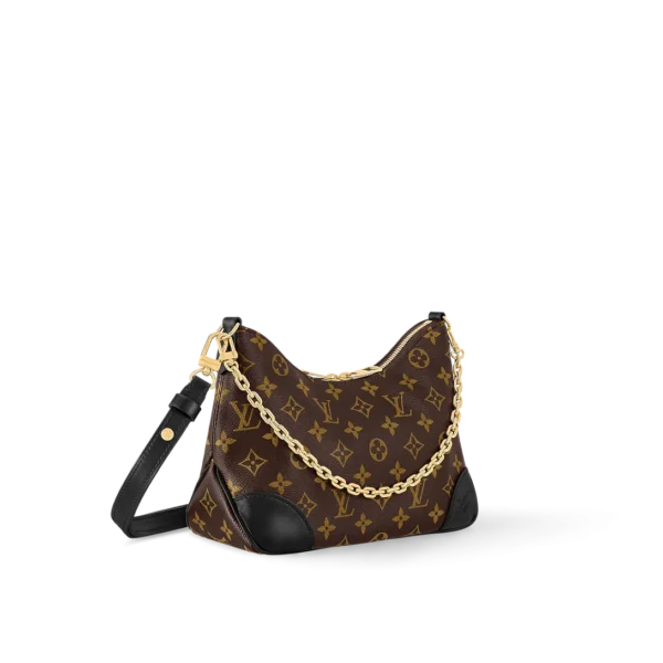 10004-348-5e9904975eea.webp Louis Vuitton Lv Boulogne Monogram Canvas Black M45831 29cm/ 11.8in, Designer Handbags, Womens Purse, luxury bags