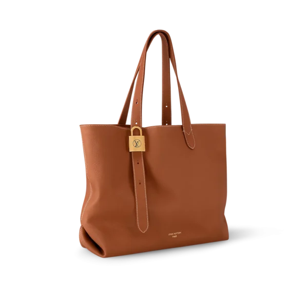 10004-60-53e013b5728b.webp Louis Vuitton LV Low Key Cabas MM Cognac Brown M25342 47cm/ 18.5in, Designer Handbags, Womens Purse, luxury bags