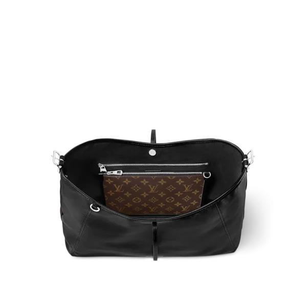 10005-29-5c30b1993c0c.webp Louis Vuitton CarryAll Vibe MM Medium Black Leather Shoulder Bag 39cm/15.4in M25143, Designer Handbags, Womens Purse, luxury bags