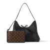 10008-9-081dba5d7eda.webp Louis Vuitton CarryAll Vibe MM Medium Black Leather Shoulder Bag 39cm/15.4in M25143, Designer Handbags, Womens Purse, luxury bags