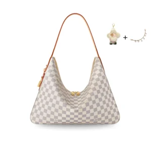 111111-2403cfbf0e3e.webp Louis Vuitton Slouchy MM Shoulder Bag Damier Azur 40cm/15.7in N00126, Designer Handbags, Womens Purse, luxury bags