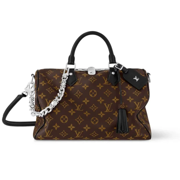 Louis Vuitton Speedy Soft 30 Dark Brown 30Cm M12243, Designer Handbags, Womens Purse, luxury bags