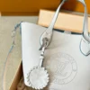 154-1-1-751df1716602.webp Louis Vuitton Blossom Mahina Bag With Lv Circle Motif White 23Cm, Designer Handbags, Womens Purse, luxury bags