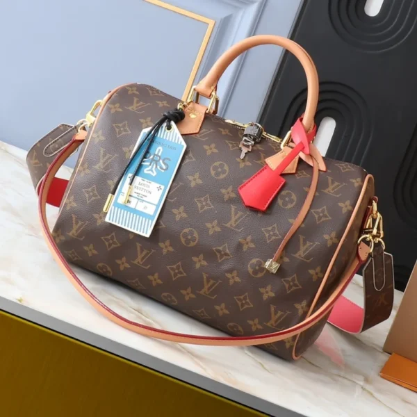Louis Vuitton Speedy Soft 30 Crafty Brown 30Cm M11945, Designer Handbags, Womens Purse, luxury bags