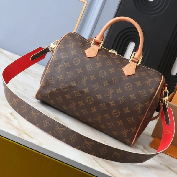Louis Vuitton Speedy Soft 30 Crafty Brown 30Cm M11945, Designer Handbags, Womens Purse, luxury bags