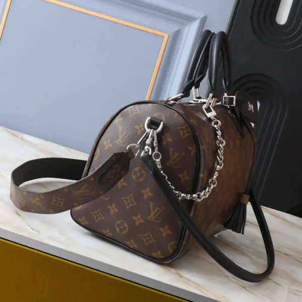 Louis Vuitton Speedy Soft 30 Dark Brown 30Cm M12243, Designer Handbags, Womens Purse, luxury bags