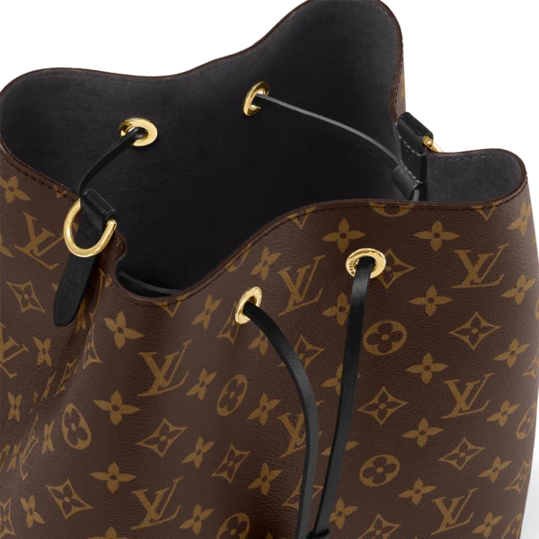 Louis Vuitton Luxury Monogram Canvas And Leather Handbag Neonoe Black M44020, Designer Handbags, Womens Purse, luxury bags