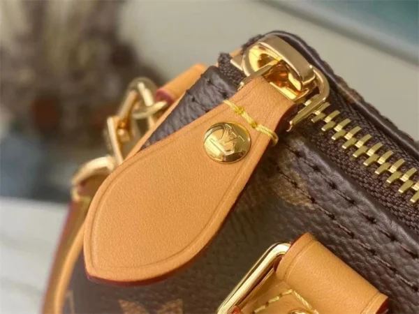 Louis Vuitton Nano Speedy Beige 16Cm, Designer Handbags, Womens Purse, luxury bags