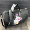 236-3-29010eb26b97.webp Louis Vuitton X Takashi Murakami Keepall Black 45Cm, Designer Handbags, Womens Purse, luxury bags