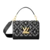 236-4-b257547412ab.webp Louis Vuitton Twist Mm Monogram Jacquard Black 23Cm, Designer Handbags, Womens Purse, luxury bags