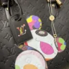 238-4-80f5abe5c939.webp Louis Vuitton X Takashi Murakami Keepall Black 45Cm, Designer Handbags, Womens Purse, luxury bags
