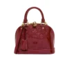 244-4-03b99b4a00f8.webp Louis Vuitton Alma Bb Monogram Vernis Leather Dark Red 23Cm, Designer Handbags, Womens Purse, luxury bags