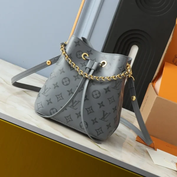 267-4-8ee7827c12f5.webp Louis Vuitton Nono Bb Bag Grey 20Cm, Designer Handbags, Womens Purse, luxury bags