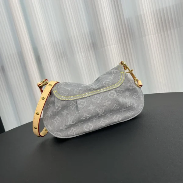 Louis Vuitton Monogram Denim Sunset Shoulder Bag 27cm/ 10.6in, Designer Handbags, Womens Purse, luxury bags