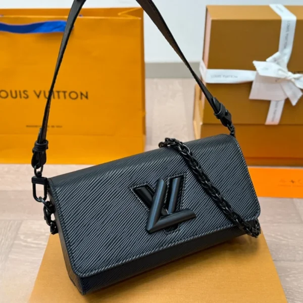 325-2-1-1a6a51e9c892.webp Louis Vuitton Twist West Bag Black 23Cm M25336, Designer Handbags, Womens Purse, luxury bags