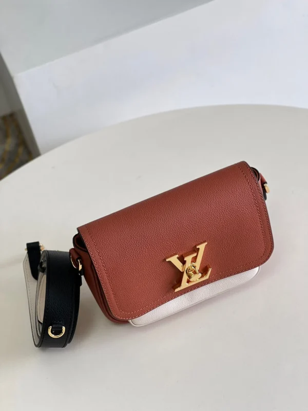 Louis Vuitton Lockme Tender 19Cm Chataigne Brown, Designer Handbags, Womens Purse, luxury bags