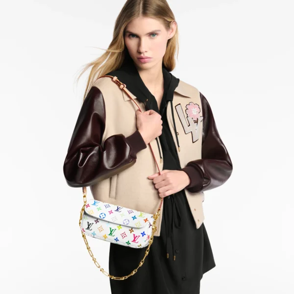 Louis Vuitton LV x TM Ivy On Chain Bag Multicolor White 23.5cm M27492