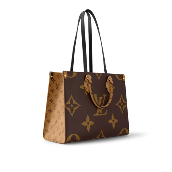 37E78BF6-BBEB-52E2-CF84-FDD8D4025E41-d6606ed5ac50.webp Louis Vuitton On The Go MM Monogram Medium Tote Bag Brown M45321 35cm, Designer Handbags, Womens Purse, luxury bags