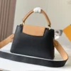 Louis Vuitton Capucines Mm Black 27Cm M59466, Designer Handbags, Womens Purse, luxury bags