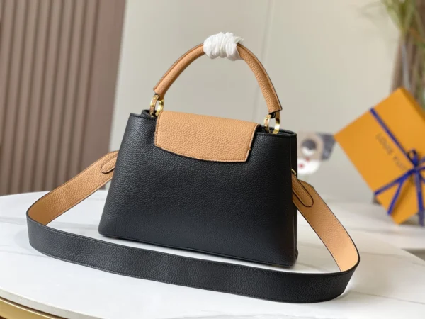 Louis Vuitton Capucines Mm Black 27Cm M59466, Designer Handbags, Womens Purse, luxury bags