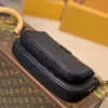 Louis Vuitton Multi Pochette Accessoires 25Cm Black Noir, Designer Handbags, Womens Purse, luxury bags