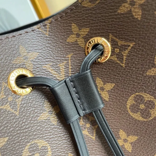 Louis Vuitton Luxury Monogram Canvas And Leather Handbag Neonoe Black M44020, Designer Handbags, Womens Purse, luxury bags