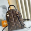 Louis Vuitton Palm Springs Backpack Mini Monogram Canvas 17cm/6.7in, Designer Handbags, Womens Purse, luxury bags
