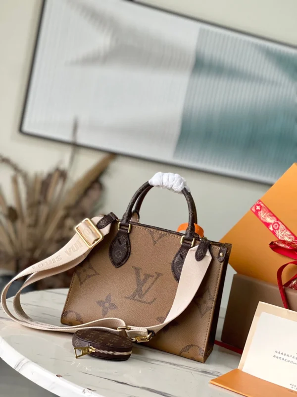 Louis Vuitton Onthego Vuitton 25 M46373, Designer Handbags, Womens Purse, luxury bags