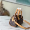 Louis Vuitton Nano Speedy Beige 16Cm, Designer Handbags, Womens Purse, luxury bags