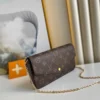 Louis Vuitton Flicie Pochette Lv Monogram Chain Bag Monogram 61276 21cm/8.3in, Designer Handbags, Womens Purse, luxury bags