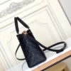 Louis Vuitton Onthego PM Monogram Empreinte Handbag Black 25cm M45653, Designer Handbags, Womens Purse, luxury bags