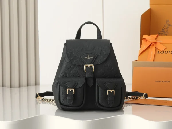 Louis Vuitton Backup Monogram Empreinte Leather – Women – Handbags Black, Designer Handbags, Womens Purse, luxury bags