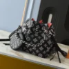 Louis Vuitton Bella Black /Amp Pink 22Cm, Designer Handbags, Womens Purse, luxury bags