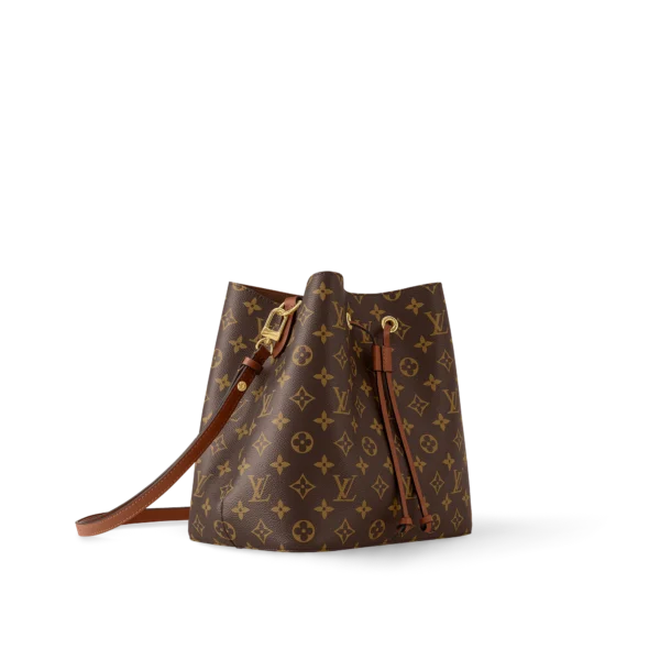 Louis Vuitton Luxury Monogram Canvas And Leather Handbag Neonoe Caramel, Designer Handbags, Womens Purse, luxury bags