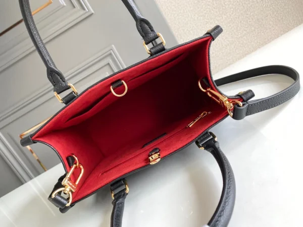 7cde4a20850b41ac8d54f247d69820ea-fb25a239b136.webp Louis Vuitton Sac Main On The Go Pm Noir Beige M45659 25cm, Designer Handbags, Womens Purse, luxury bags