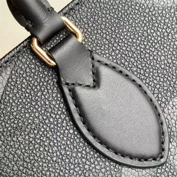 7e8c3978-15547434d61e.webp Louis Vuitton Onthego MM Bicolor Monogram Empreinte Leather Black M45595 35cm, Designer Handbags, Womens Purse, luxury bags