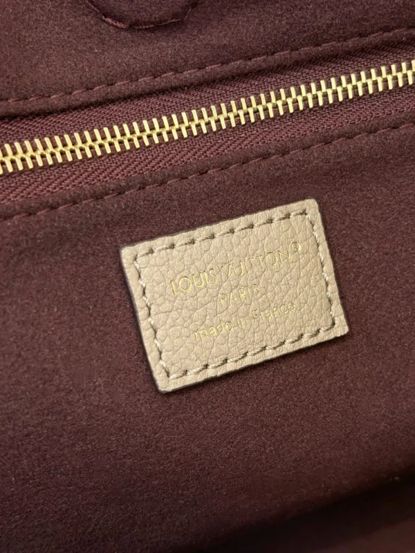 7f7e041e-506e378967ab.webp Louis Vuitton LV Anytime MM Monogram Empreinte Bag Tourterelle Gray M14658 42cm/ 16.5in, Designer Handbags, Womens Purse, luxury bags