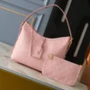 Louis Vuitton Carryall Pm Monogram Empreinte Pink Opale, Designer Handbags, Womens Purse, luxury bags