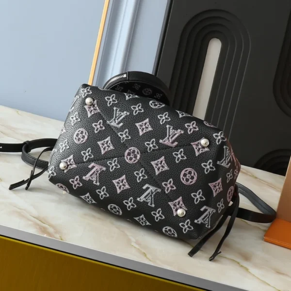Louis Vuitton Bella Black /Amp Pink 22Cm, Designer Handbags, Womens Purse, luxury bags