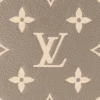 Louis Vuitton Nono Mm Bicolor Monogram Empreinte Leather Women Handbags Dove/Cream 26cm/ 10.2in, Designer Handbags, Womens Purse, luxury bags